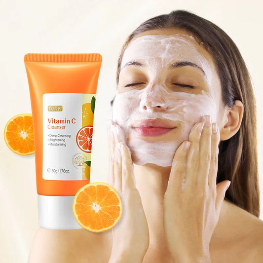 Vitamin C Facial Cleanser Skin Cleansing Moisturizing Blackhead Remover