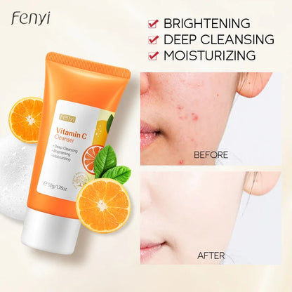 Vitamin C Facial Cleanser Skin Cleansing Moisturizing Blackhead Remover